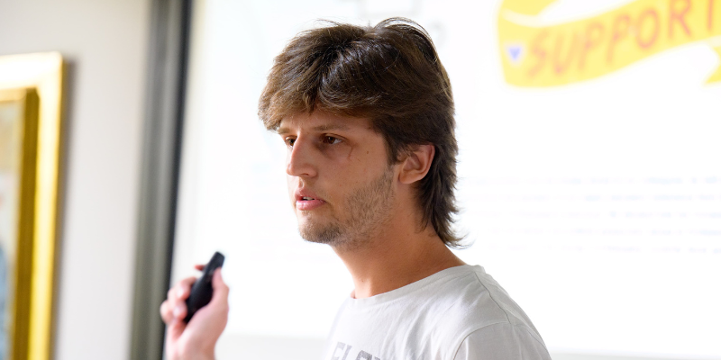 Student and journalist Božidar Milovac: “The future of Serbian media depends on the outcome of the protests”